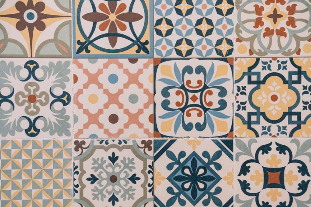 Tipos de azulejos mosaicos
