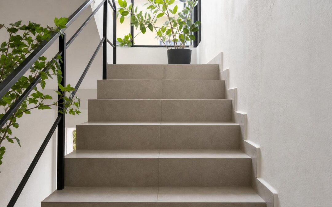 Se puede usar cerámica en escaleras